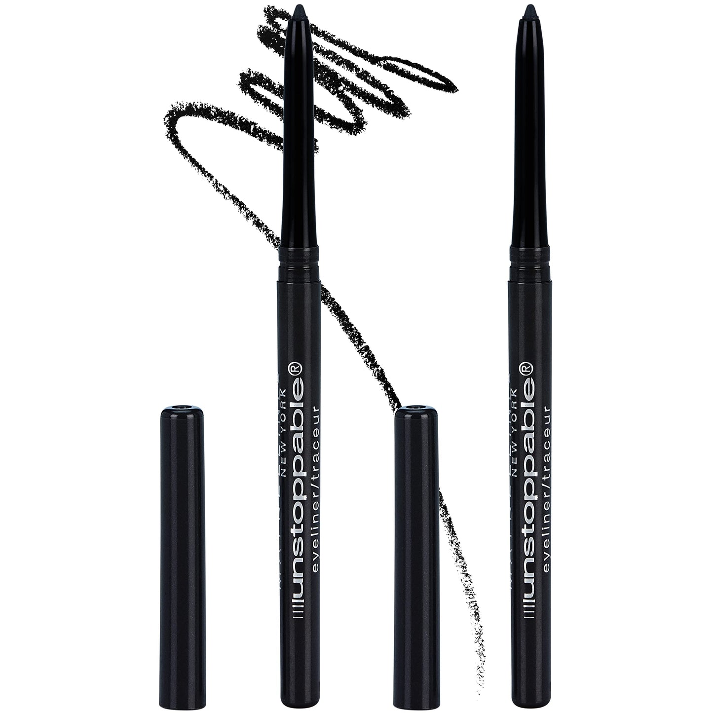 Maybelline Unstoppable Waterproof Mechanical Black Eyeliner, Onyx, 1 Count