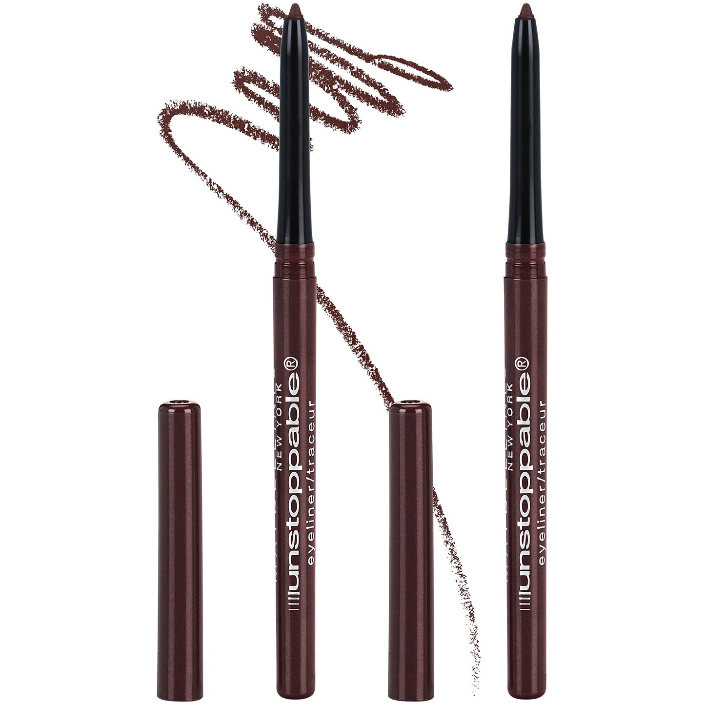 Maybelline Unstoppable Waterproof Mechanical Black Eyeliner, Onyx, 1 Count